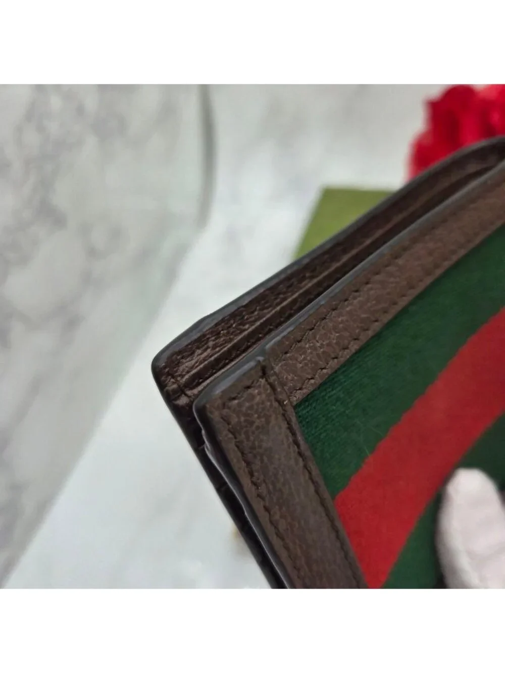 Gucci Fold Wallet Sherry Line GG